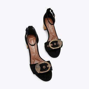 Kurt Geiger Black and Gold Heels